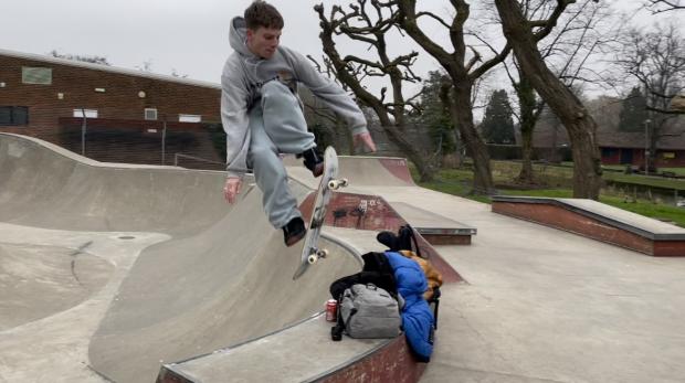 Hampshire Chronicle: John Fury at the skate park